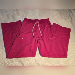Fabletics Hot Pink Drawstring Cargo Joggers